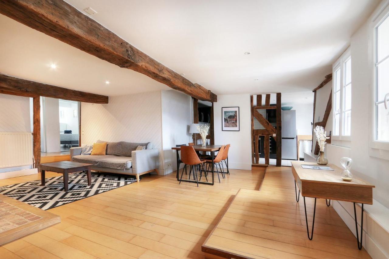 Le Trianon, Confort Et Calme En Hypercentre Apartment Rennes Luaran gambar